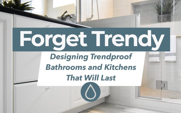 Blog title with remodeled bathroom